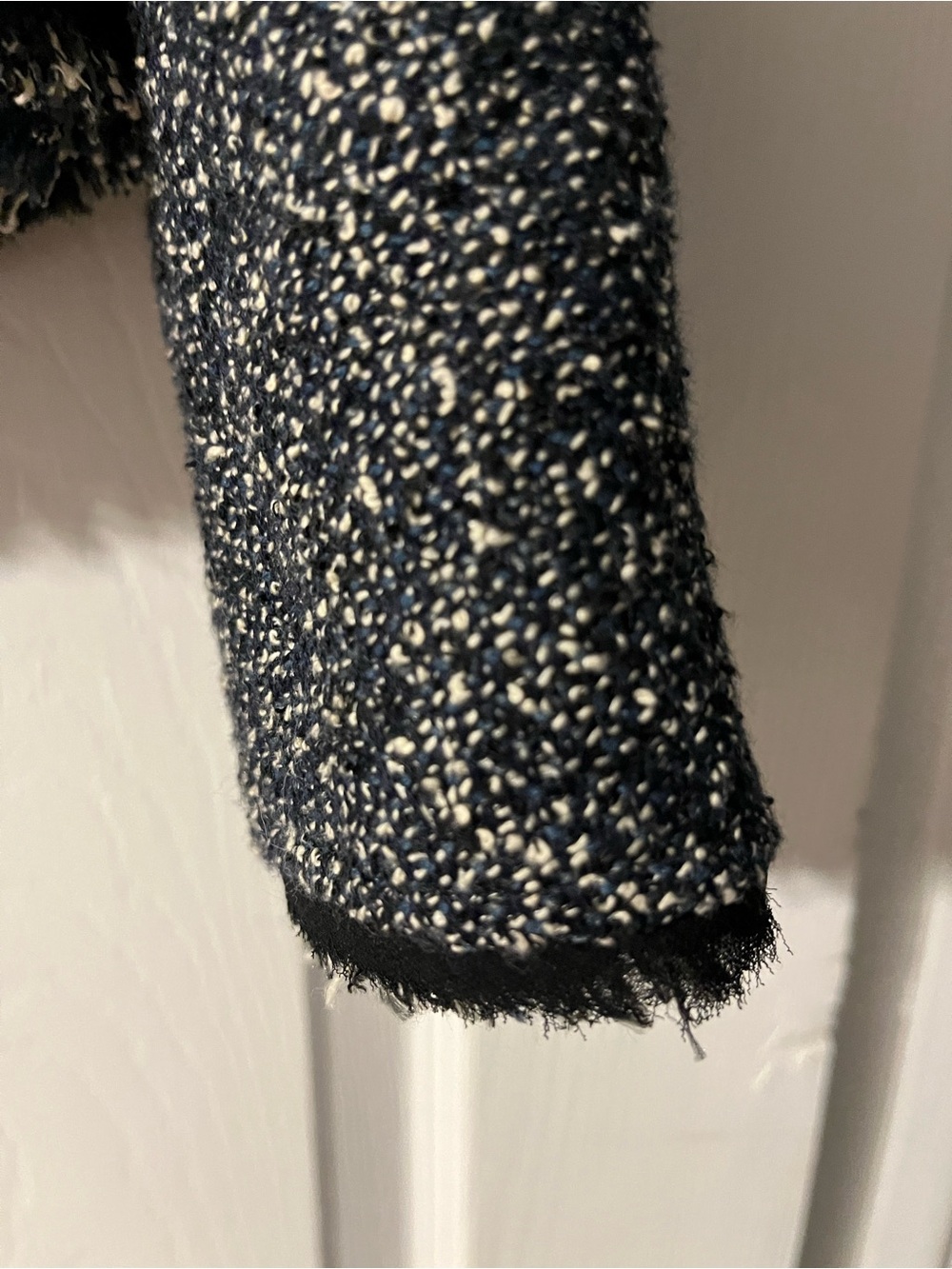 Anne Klein Style Black & White Tweed Women's Blazer Jacket - Picture 7 of 9